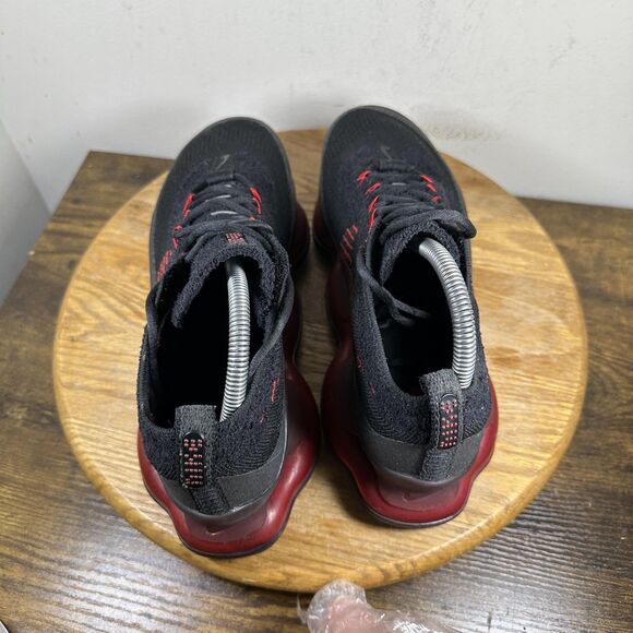 Nike Shox TL Shoes Mens Size 9.5 Black Red Running Trainers DJ4701-004 Sneakers